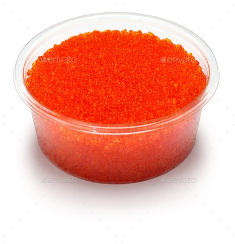 tobiko( flying fish roe) by motghnit. tobiko( flying fish roe): japanese sushi ingredient in plastic food container #Sponsored #roe, #motghnit, #fish, #tobiko Fish Roe, Sushi Ingredients, Plastic Food Containers, Flying Fish, Japanese Sushi, Photo Texture, Food Container, I Want To Eat, Abstract Photos