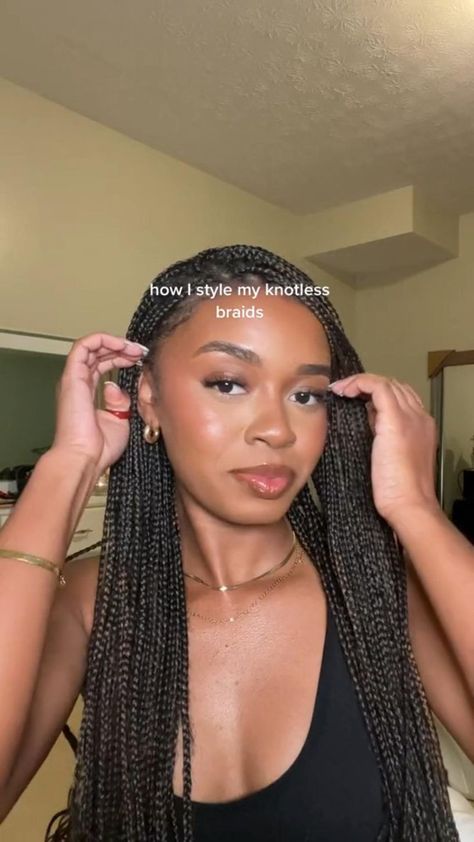 Claw clip inspo in 2022 | Summer hairstyles, Protective hairstyles braids, Goddess braids Style Knotless Braids, Braids Hairstyles For Black Women, Big Box Braids Hairstyles, Goddess Braids Hairstyles, Hair Scarf Styles, Box Braids Hairstyles For Black Women, Braids Hairstyles Pictures, Cute Box Braids Hairstyles, Protective Hairstyles Braids