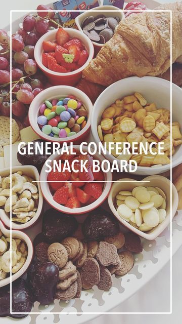 Castel Arts | Andre + Khennya on Instagram: "A simple snack board idea. The children look forward to this every conference! 🥰 . . #ldsconf #ldsconference #generalconference #latterdaysaints" General Conference Snacks, Conference Snacks, Lds Conference, Snack Board, General Conference, Easy Snacks, Instagram A, Snacks, On Instagram