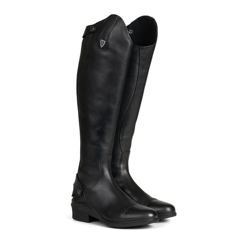 Horze Duvall Women's Tall Dress Boots - Breeches.com Tall Women Dresses, Black Equestrian, Competition Outfit, Womens Tall Boots, Tall Dress, Womens Riding Boots, Equestrian Boots, Zip Design, Riding Breeches