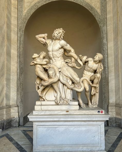 Guys should I move to Europe yes or no. #italy #travel #rome #solotravel Vatican Art, Aesthetic Statue, Roman Statue, Classic Sculpture, Roman Sculpture, Ancient Sculpture, Vatican Museums, Marble Sculpture, Vatican City