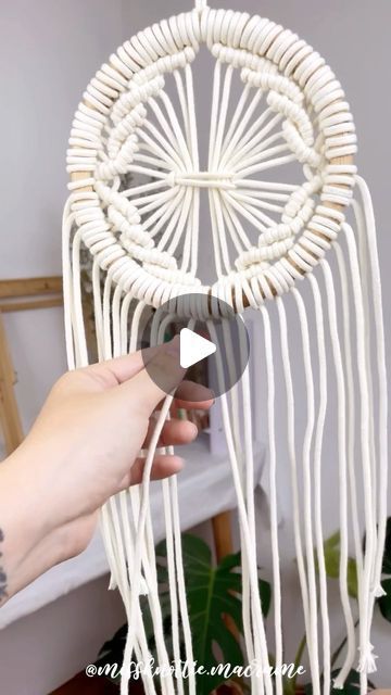 Nghi Ho | Macrame Content Creator/ Author on Instagram: "✨Boho dreamcatcher full tutorial is available now at my YouTube channel ☺️ Come and check it out through link on my bio👆🏻👆🏻👆🏻 #macramedecor #macramedreamcatcher #dreamcatcher #fiberart #fiberarts #macramecreations #diymacrame #howtomacrame #bohostyle #bohodecor #boholifestyle" Diy Macrame Dreamcatcher Tutorials, Dreamcatcher Diy, Dream Catcher Tutorial, Macrame Mandala, Boho Dreamcatcher, Macrame Dream Catcher, Dream Catcher Boho, Macrame Patterns Tutorials, Diy Macrame