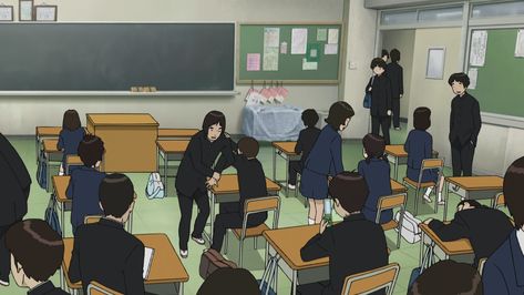 Fabian Penje, School Landscape, Aesthetic Reference, School Assembly, Pick Up Lines Cheesy, Anime Classroom, School Assemblies, Aesthetic School, Anime Room