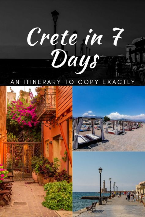 Crete Itinerary, Crete Holiday, National Road, Red Beach, Vacation Activities, Heraklion, Greece Travel Guide, Crete Greece, Itinerary Template