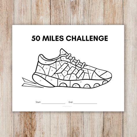 This 50 miles walking/running tracker is a fun and simple way to track your fitness goals!  ➤ This is a digital download. Simply print the PDF and begin your journey. You can print as many times as you need.  ➤ Print and color in or use on a tablet! INSTANT DOWNLOAD: This is a digital product. No physical product will be sent. PLEASE NOTE: This item is not digitally editable. Once payment is complete the digital files (1 pdf file) will be available for download in your account and an email will Monthly Step Tracker, Mile Tracker, September Fitness Challenge, Workout Wishlist, Miles Tracker, Running Tracker, Fitness Tracker Printable, Running Challenge, Printable Workout