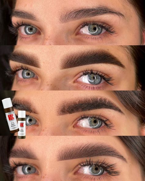 Perfect Healing🤍 #pmubrows   Swiss Color Pigment Mix: 204 Hazel Brown + 205 Dark Brown⁠  Artist: @karina_irklienko ✨. ⁠ #pmubrows #swisscolorpigments #swisscolorinternational #pmu #pmuworld #reachcompliant #browpigmentation #swisscolor #brows #browart #permanentmakeup #cosmetics #treatments #microblading #internationaltraining #microneedling #highqualityproducts #highqualitypigments Permanent Brows, Pmu Brows, Permanent Makeup, Microblading, Dark Brown, Make Up, Healing, Makeup, Beauty