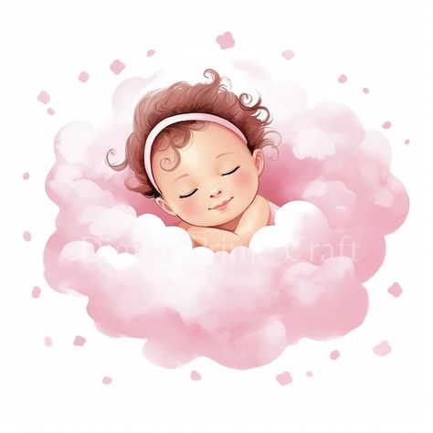 DigitalPrimeCraft - Etsy Clipart Baby, Baby Clip Art, Girl Clipart, Newborn Baby Girl, Download Printables, Welcome Baby, Baby Shower Printables, Digital Clip Art