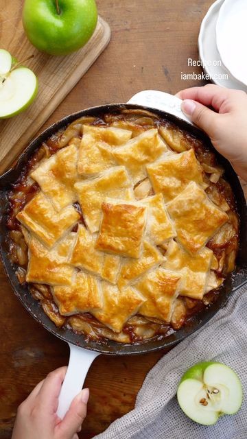 Amanda Rettke | iambaker.net on Instagram: "The recipe is on my website, iambaker.com. #iambaker #dessert" Amanda Rettke, Apple Puff Pastry, I Am Baker, Puff Pastry Recipes, Pastry Recipes, Eat Dessert, Puff Pastry, My Website, The Recipe