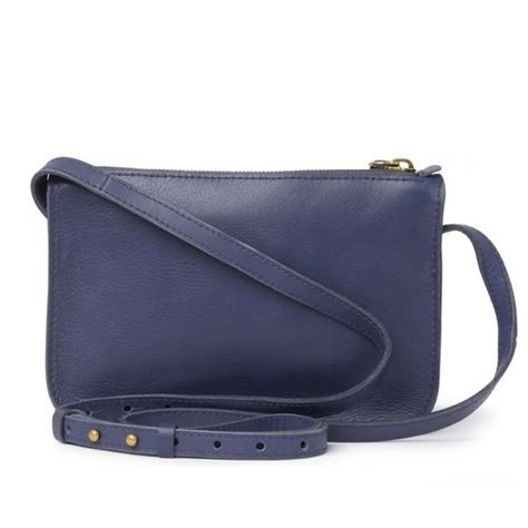 The Simple Leather Crossbody Bag In Sunfaded Indigo From Madewell New With Tags. No Flaws Measurements: 19 5/8" (At Shortest) To 22 7/8" (At Longest) Crossbody Drop. 6 1/4"H 91/2"W X 13/4"D Features: Small Crossbody Leather Purse With Interior Flap Pocket And Zip Closure. Removable Adjustable Shoulder Strap. Color Blue (Sunfaded Indigo) Madewell Purse, Black Bucket Bag, Madewell Bags, Simple Leather, Crossbody Tote Bag, Crossbody Bag Women, Leather Crossbody Purse, Crossbody Tote, Leather Tote Bag