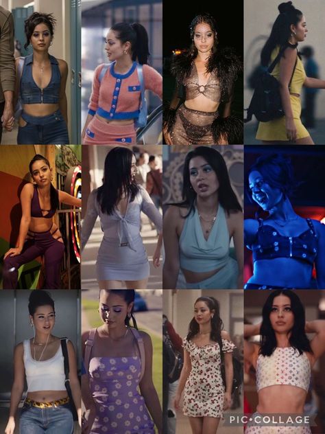 Actress Alexa Demie as Maddy Perez, outfits from Euphoria Season 1 (Not all) Mandy Perez Inspired Outfits, Euphoria Character Outfits, Maddie Outfits Euphoria, Maddie Perez Euphoria Outfits, Maddie Euphoria Outfits, Daijah Core, Maddy Perez Outfits, Euphoria Season 1, Maddy Perez Euphoria