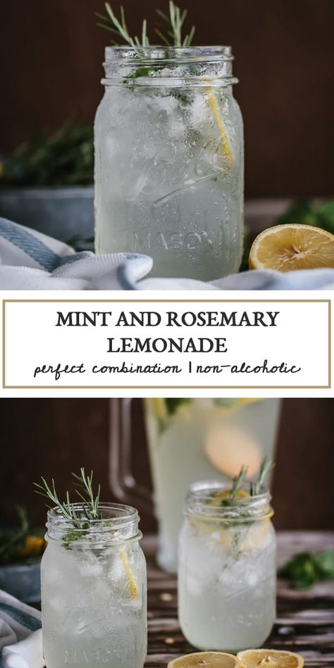 Rosemary Lemonade, Plat Vegan, Mapo Tofu, Fancy Drinks, Lemonade Recipes, Deilig Mat, Snacks Für Party, Smoothie Drinks, Non Alcoholic Drinks