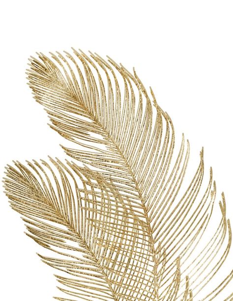 Gold Leaves Art, Gold Leaves Wallpaper, Art With Gold Foil, Palm Gold, Gold Palm Leaves, Art With Gold, Gold Artwork, Gold Wallpaper Background, Hiasan Bilik Tidur