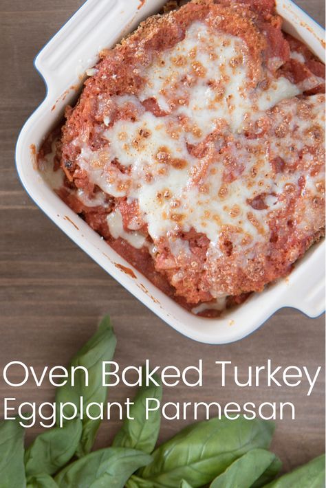 Ground Turkey Eggplant Parmesan, Eggplant Turkey Recipes, Oven Baked Turkey, Healthy Turkey Recipes, Egg Plant, Healthy Turkey, Baked Turkey, Eggplant Parmesan, Turkey Sausage