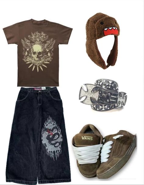 Y2k Outfits Men, Affliction Clothing, Skate Fits, Emo Fits, Baggy Outfit Ideas, Geeky Clothes, Skater Outfits, Fit Clothes, Baggy Clothes