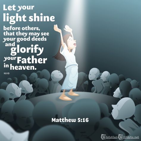 Christian Clipart, Christian Cartoons, Bible Verses For Kids, Bible Doodling, Bible Words Images, Father In Heaven, Best Bible Verses, Matthew 5, Bible Pictures