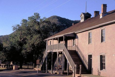 The Lincoln County jail, site of Billy the Kid’s bloodiest escape Billy The Kid, Lincoln County, Mexico Style, Billy The Kids, New Mexico Usa, Old Fort, Land Of Enchantment, Mexico Vacation, Forest Fire