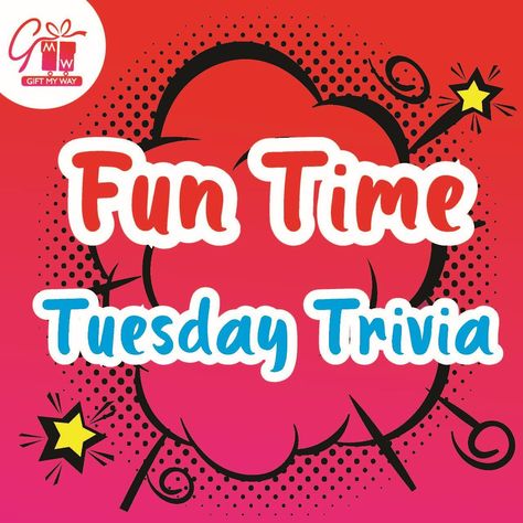 Give the gift of knowledge with a trivia question! And hey, there might just be a free gift in it for you 😉🎁 #trivia #triviacrack #freegift #triviatuesdays #explore #explorepage #exploremore Trivia Tuesday, Trivia Question, Fun Quiz, Trivia Questions, Hey There, The Gift, Trivia, My Way, Free Gift