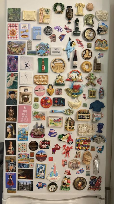 Fridge Magnet Collection, Life Goals, Fridge Magnets, Random Things, Magnets, Collectibles, Wall, Quick Saves, Home Decor