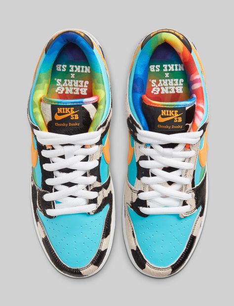 Ben & Jerry’s x Nike SB Dunk Low Pro "Chunky Dunky" - EUKICKS Nike Sb Dunk Low Chunky, Chunky Dunk, Nike Images, Sb Logo, Chunky Dunky, Nike Sb Dunk Low Pro, Adidas Skateboarding, Nike Models, Nike Sb Dunk Low