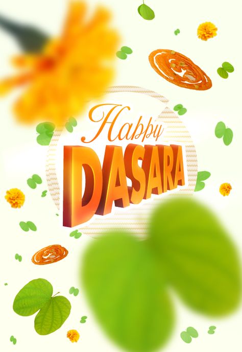 Dasara Festival: In (India Maharashtra) people worship the Apta tree (Piliostigma racemosum) and exchange its leaves (known as golden leaves) as a symbol of gold wishing each other a bright and prosperous future.  Source: http://en.wikipedia.org/wiki/Vijayadashami Dasara Poster, Dussehra Photos, Happy Dussehra Photos, Happy Dasara, Dasara Wishes, Shivaji Maharaj Painting, Dussehra Greetings, Wedding Invitation Posters, Smriti Mandhana