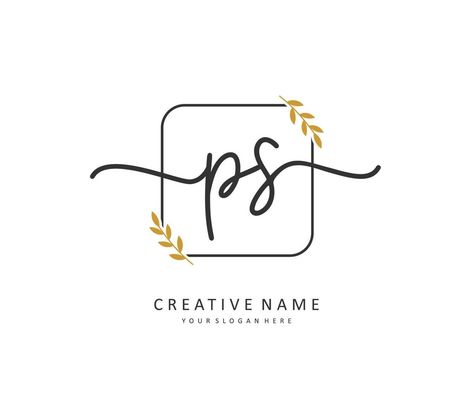 P S PS Initial letter handwriting and  signature logo. A concept handwriting initial logo with template element. Letter Handwriting, Initial Logo, Initials Logo, Logo Banners, A Concept, Logo A, Cityscape Photos, Initial Letter, Heart With Arrow