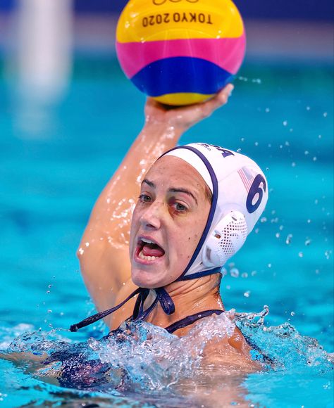 Maggie Steffens #6, Driver, USA National Women’s Water Polo Team, 2020/2021 Tokyo Summer Olympics Women's Water Polo, Tokyo Summer, Water Polo Team, Polo Team, Usa Women, Water Polo, Summer Olympics, Female Athletes, Vision Board