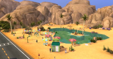 Oasis Springs, The Sims 4 Lots, San Myshuno, Die Sims 4, Sims 4 House Plans, Sims 4 House Building, Sims 4 House Design, Sims Building, Sims House Plans