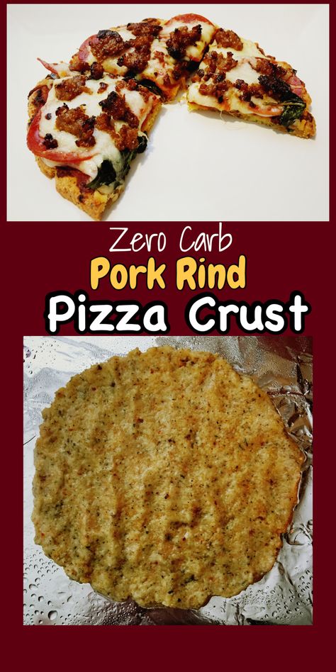 Pork Rind Pizza Crust, Pork Rind Recipes, Pork Rind, Pizza Crusts, Keto Lasagna, Low Carb Diets, Low Carb Dessert, Zero Carb, Keto Brownies