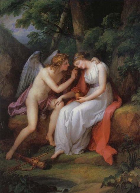 Cupid Pictures, Cupid Images, Francis Goya, Angelica Kauffmann, Eros And Psyche, Maurice Denis, Cupid And Psyche, John William Waterhouse, Greek Mythology Art