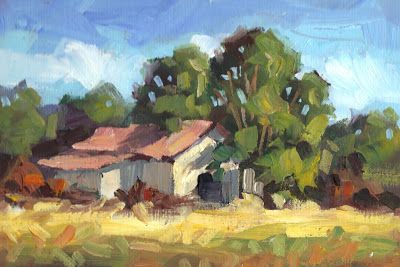 Rural Landscape Painting, Tom Brown, Landscape Painting Tutorial, Farm Paintings, Barn Painting, Impressionist Landscape, Landscape Paintings Acrylic, Tableau Art, Simple Acrylic Paintings