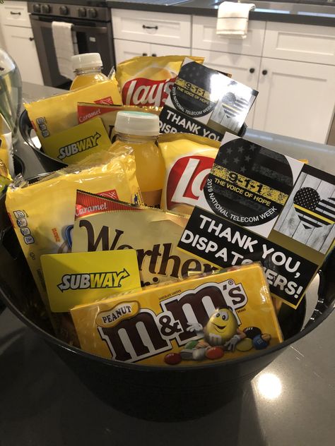 Dispatcher Appreciation Week, Dispatch Appreciation Week Ideas, Dispatcher Appreciation Week Gift Ideas, Telecommunications Week, Police Dispatcher, Work Gifts, Pops Cereal Box, Caramel, Chips