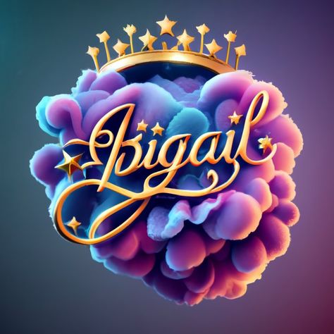 Abigail Wallpaper Name, Poster 3d, Illustration Photo, Golden Crown, Wallpaper Nature, Name Wallpaper, Photo Poster, Small Heart, Android Wallpaper