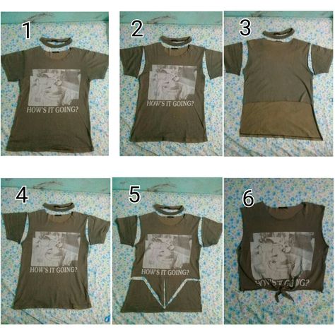 crop top Alt Crop Top, Diy Crop Top, Clothes Hacks, Diy Clothes Hacks, Clothing Hacks, Diy Clothes, Crop Top, Crop Tops, Sewing