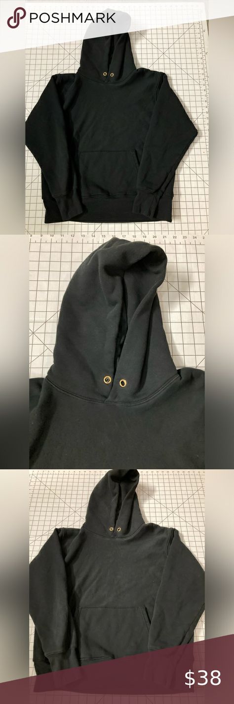 NWOT Les Tien Men’s XS Black Hoodie Les Tien, Black Hoodie, Closet, Black