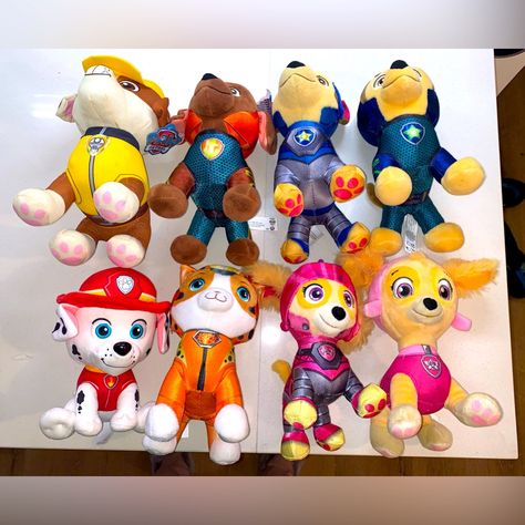 Lot Of (8) Paw Patrol Pups (1) Cat Pack Wild Plush Includes: Paw Patrol: Rescue Knights - Chase Plush Toy, 8-Inches Tall Paw Patrol Plush Aqua Pups - Chase 8” Paw Patrol Aqua Pups Zuma 8-Inch Plush Toy Still With Tags Paw Patrol: Rescue Knights - Skye Stuffed Animal Plush Toy 8” Paw Patrol Plush Pup Pals, Skye 8” Paw Patrol: Rubble Plush Toy - 8" Nwt Gund Official Paw Patrol Marshall In Signature Firefighter Uniform Plush Toy 6” Paw Patrol Cat Pack Wild 8” See Images For Additional Details. Paw Patrol Cat Pack, Paw Patrol Rescue Knights, Firefighter Uniform, Paw Patrol Plush, Paw Patrol Rescue, Marshall Paw Patrol, Paw Patrol Pups, Spin Master, Paw Patrol