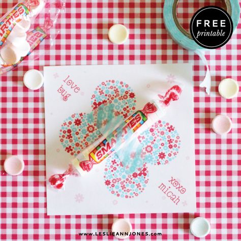 Smarties Valentines, Free Printable Valentines Cards, Summer Tea Party, Preschool Valentine, Free Printable Valentines, Class Valentines, Printable Valentines Cards, Summer Tea, Preschool Valentines