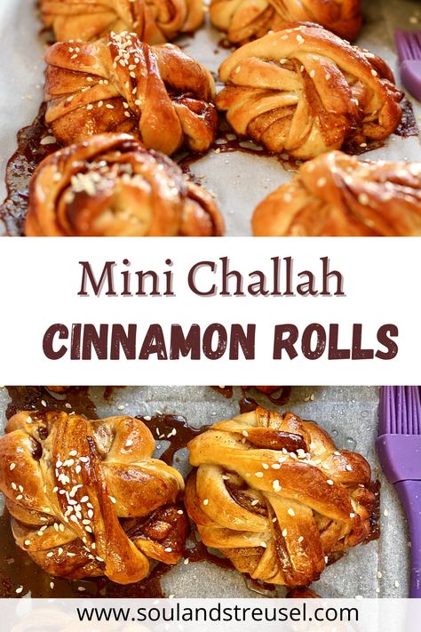 Apple Cinnamon Challah, Challah Cinnamon Rolls, Cinnamon Challah Bread, Mini Challah Bread, Hallah Bread Recipe, Water Challah Recipe, Challah Rolls, Challah Bread Recipes, Amazing Desserts