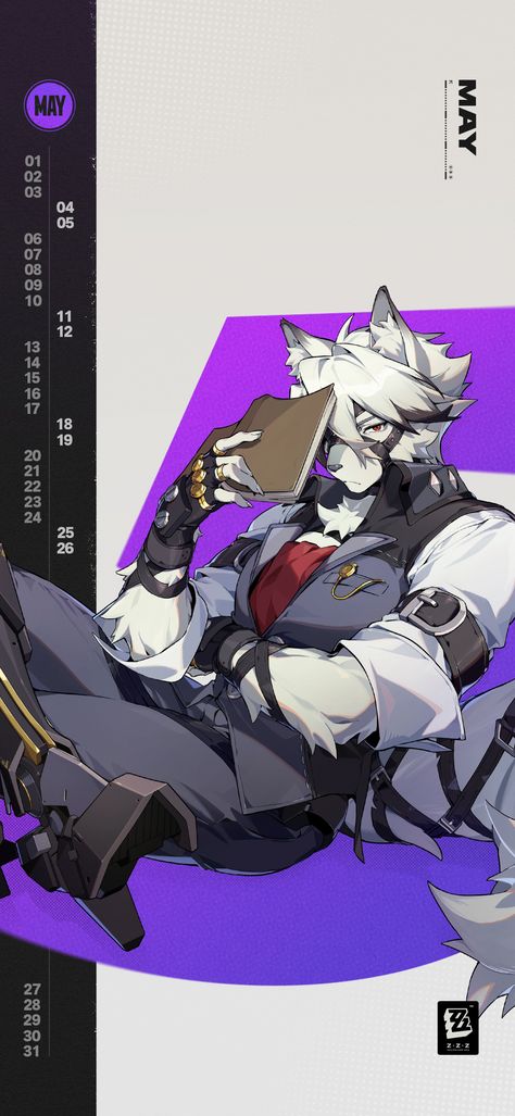 Von Lycaon, Zero Wallpaper, Zenless Zone Zero, Werewolf Art, Calendar Wallpaper, Really Funny Pictures, Cute Characters, Anime Comics, Aesthetic Anime