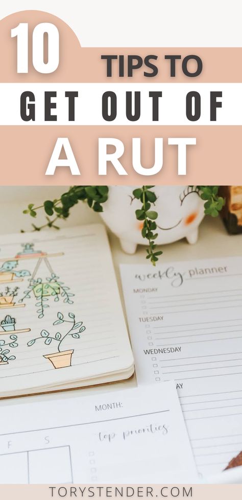 How To Get Out Of A Rut, Productivity Hacks Time Management, Get Out Of A Rut, Beat Procrastination, Morning Routine Productive, In A Funk, Get Unstuck, Productive Morning, Positive Living