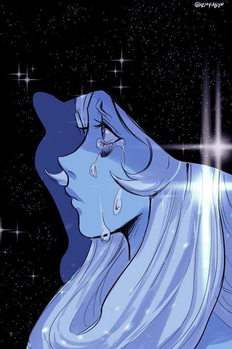 Blue Diamond Steven Universe Fan Art, Blue Diamond Aesthetic Steven Universe, Human Blue Diamond, Blue Diamond Steven Universe Wallpaper, Blue Diamond Pfp, Blue Diamond Steven Universe Fanart, Blue Diamond Fanart, Diamante Azul Steven Universe, Steven Universe Opal