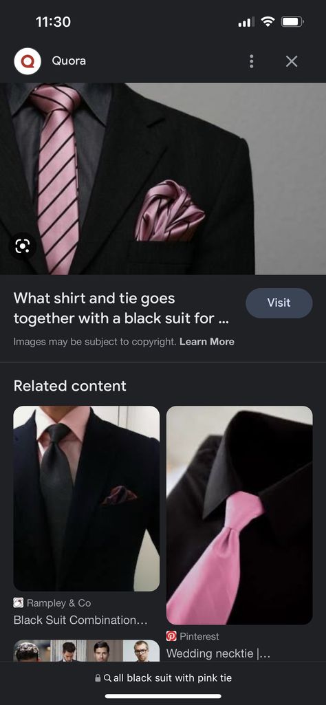 Groom Attire Black Suit, Black Suit Pink Shirt, Black Suit Black Shirt, Black Suit Combinations, All Black Tux, Pink Prom Suit, Groom Attire Black, Floral Wedding Inspiration, All Black Suit