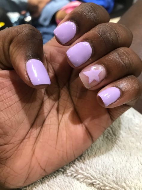 Easy Nail Design For Short Nails, Natural Nail Designs Purple, Short Nail Designs Gel Back To School, Kids Nails Cute Simple Gel, Back To School Nails For Kids, Dip Powder Nails Design Ideas, Preppy Nail Designs For Kids, Nails For Kids Summer, Very Short Natural Nail Designs