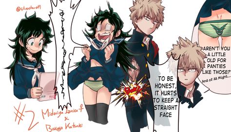 Starco Comic, Deku X Kacchan, Deku Boku No Hero, Villain Deku, My Hero Academia Shouto, Pokemon Comics, Art Simple, Izu