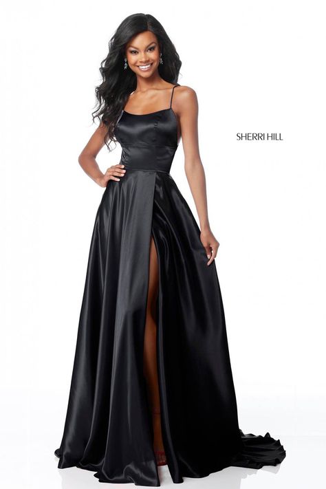 cd0dce8fca267bf1fb86cf43e18d5598desc51032090ri Grad Hair, Matric Dress, Prom Inspo, Sherri Hill Prom, Simple Lifestyle, Spaghetti Strap Prom Dress, Sherri Hill Prom Dresses, Prom Dress Stores, Designer Prom Dresses