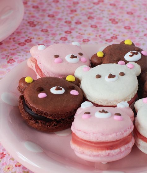 Desserts Japonais, Kue Macaroon, Pastel Cupcakes, 귀여운 음식 그림, Kawaii Dessert, Cute Baking, Cute Snacks, Think Food, Japanese Snacks