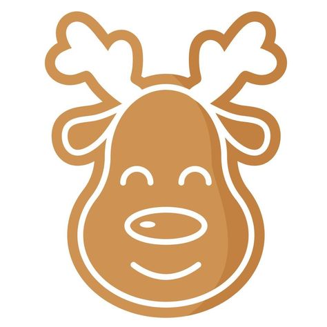 White Icing, Gingerbread Cookie, Gingerbread Cookies, The Christmas, Advent, Vector Art, Gingerbread, Deer, Vector Free