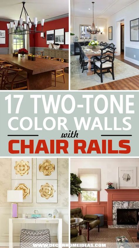 Painted Wainscoting Ideas, Painted Wainscoting Ideas Color Schemes, Walls With Chair Rail, Kitchen Chair Rail, Popular Dining Room Colors, Chair Rail Paint Ideas, Dining Room Chair Rail, Dining Room Wall Color, Dining Room Colour Schemes