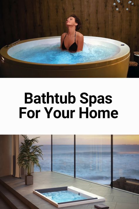 Transforming your bathroom into a spa sanctuary is much easier than you think. Here are five simple ways to transform your bathroom into a relaxing oasis. #homebathtubspa #spabathtubathome #spabathtubideas Spa Bath Tub, Home Spa Bathroom, Bathroom Into A Spa, Spa Bathtub, Best Bathtubs, Spa Bathroom, Spa Retreat, Spa Bath, Spa Tub