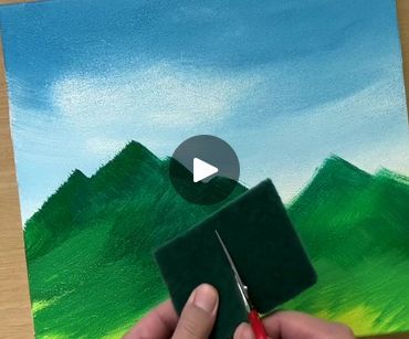 16K views · 876 reactions | Painting Brilliant Green Mountains / Easy Acrylic Painting | By Art Skills | Facebook Simple Mountain Painting Acrylic, Mountains Painting Simple, Easy Mountain Painting Acrylics, Mountain Painting Simple, Mountain Painting Acrylic, Easy Acrylic Painting, Mountain Painting, Simple Acrylic, Art Skills