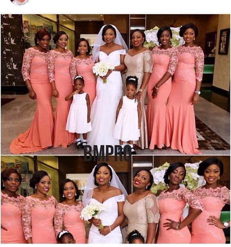 Bridal Train Dresses Nigeria, Bridal Train Styles In Nigeria, Bridal Train Dresses, Bridal Train Styles, Maid Of Honor Dress Long, Wedding Reception Dress For Bride, Reception Dress For Bride, Nigeria Dress, Bridesmaids Photography